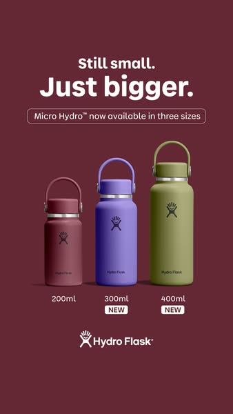 Hydro Flask - New Micro Hydro™ sizes
