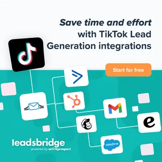 Publicité explicative intégration de flux SaaS LeadsBridge, active depuis 783 jours